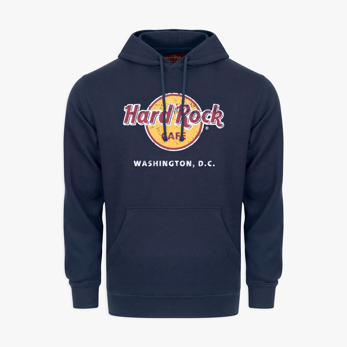 Adult Fit Classic Logo Hoodie in Navy Blue image number 1